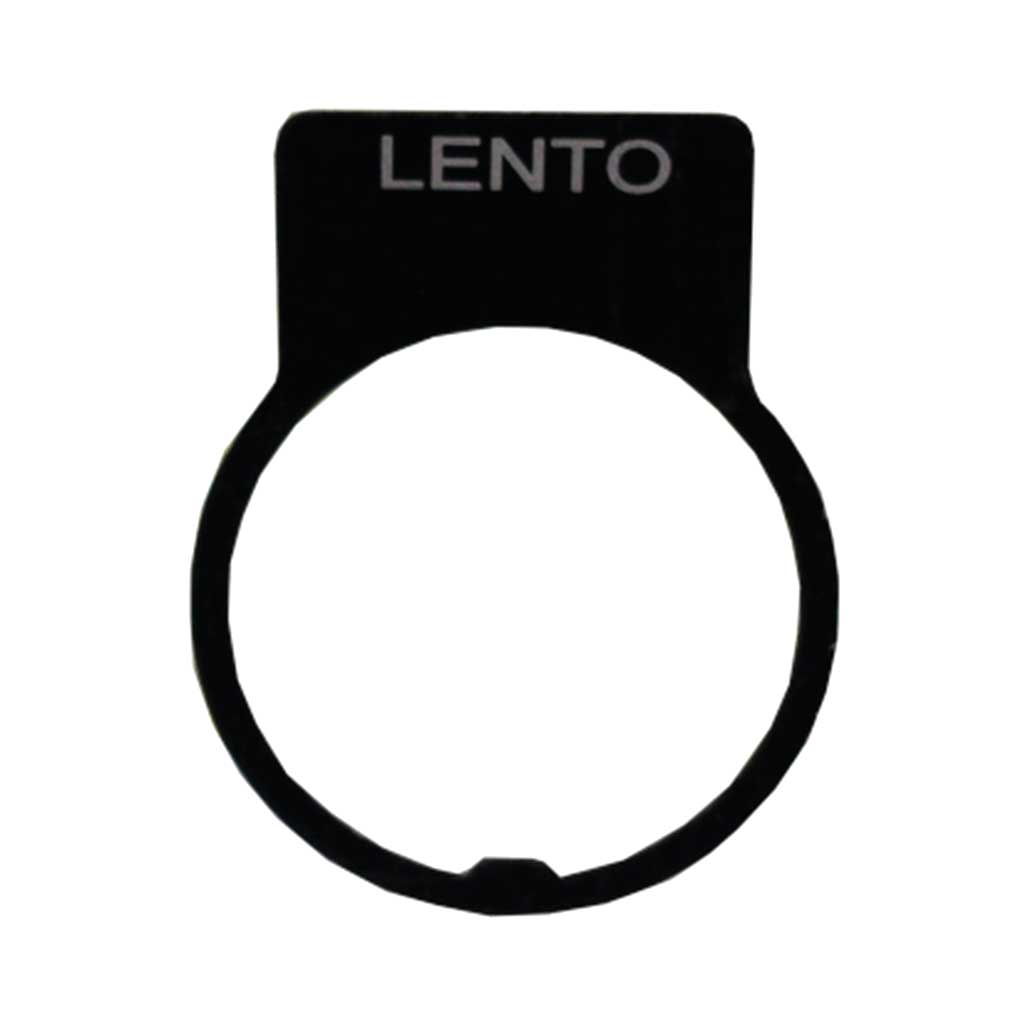 LP11SP — 30MM PLACA LEYENDA  LENTO