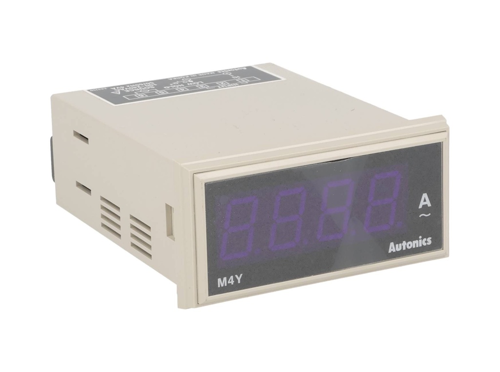 M4Y-AA-5* — AMPERIMETRO 0-199.9ACA CONEXION A TIERRA CORRIENTE 5-200A, 110-220VCA