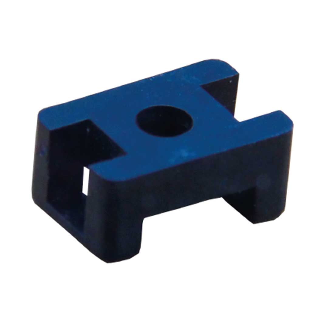 PKB-SM2SV — BASE PARA CINCHO FIJA PAQ. 100 SUPERFICIE COLOR NEGRO