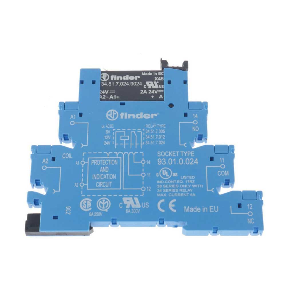 93010024 — BASE TIPO CLEMA P/RELEVADOR SERIE 34