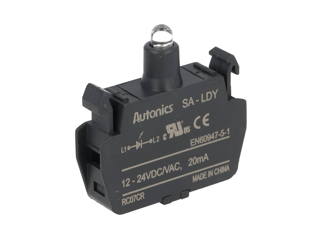 SA-LDY — BLOCK DE LED (AMARILLO) CA/CD 12-24V, NOAPILABLE