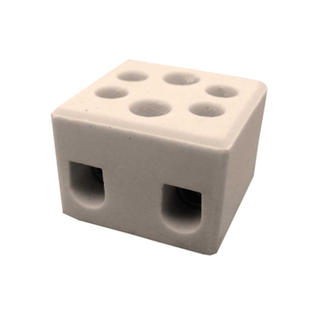 CB6/2H — BLOQUE CERAMICO 2 POLOS 600_C 300V