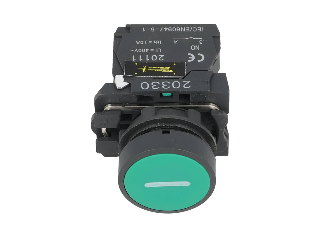 TP-XB5-G — BOTON PULSADOR PLASTICO VERDE NA 22mm*NO SON A PRUEBA DE EXPLOSION*