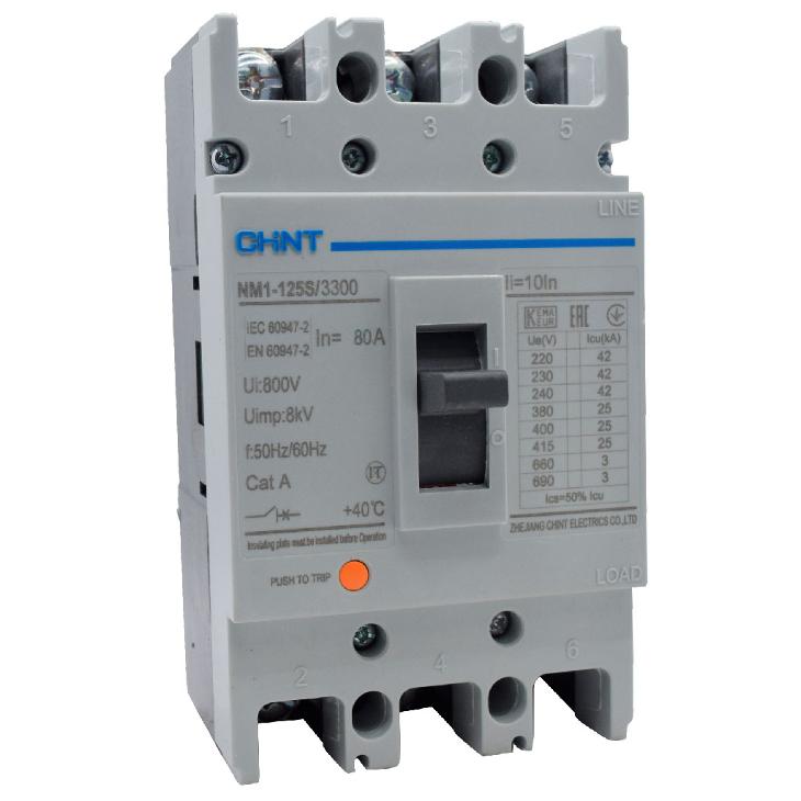 NM1-125S-80A — BREAKER 3X80A 25KA/415V 42KA/240V690V