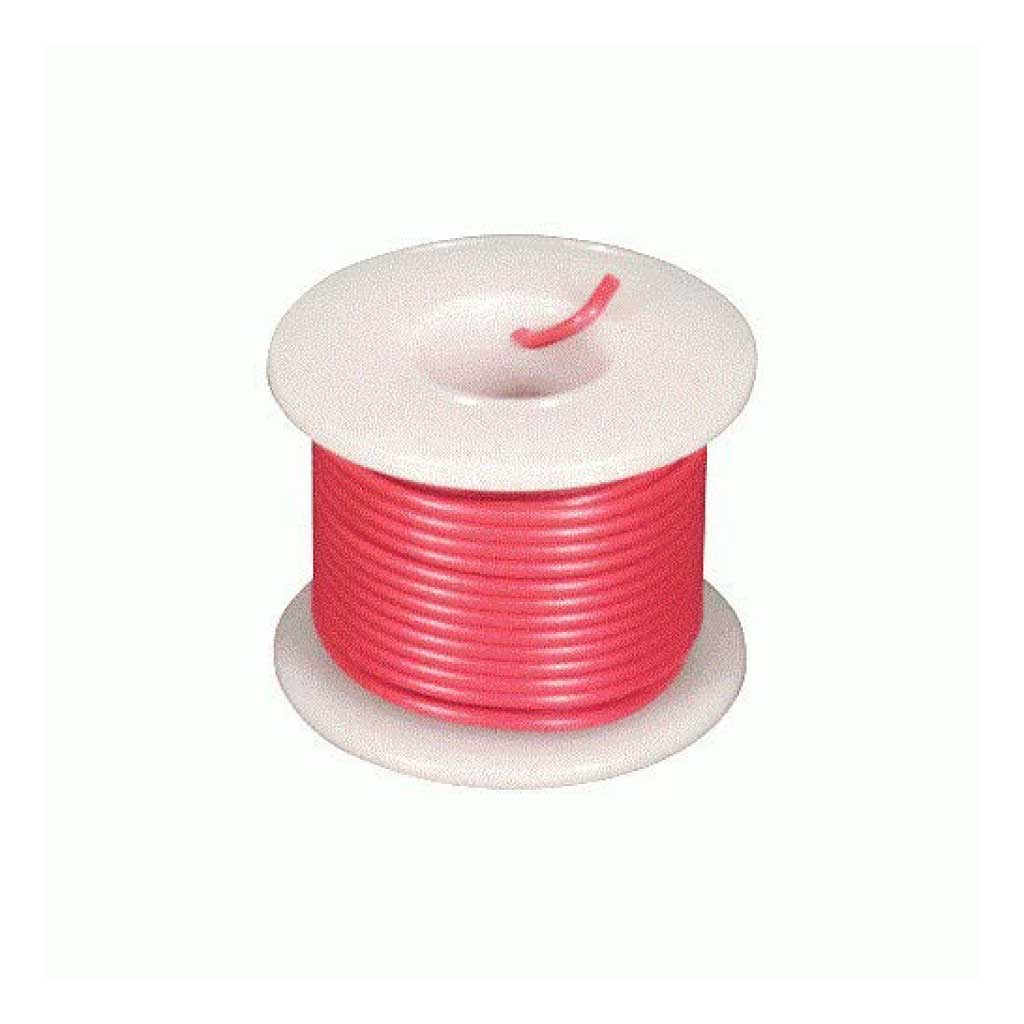 885220 - CABLE CALIBRE 22 ROJO ROLLO 25 PIES