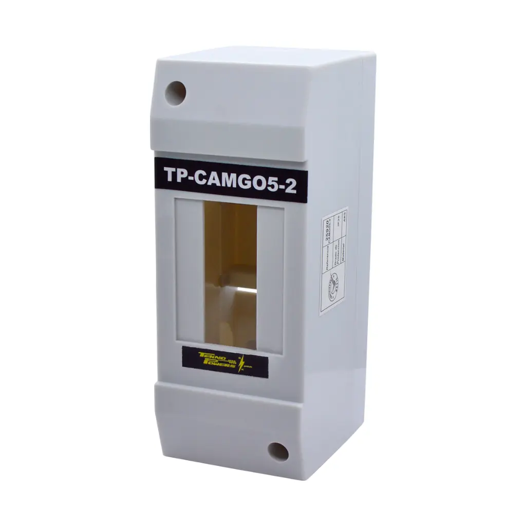 TP-CAMG05-2 — CAJA PLASTICA P/BREAKER C/RIEL 2P