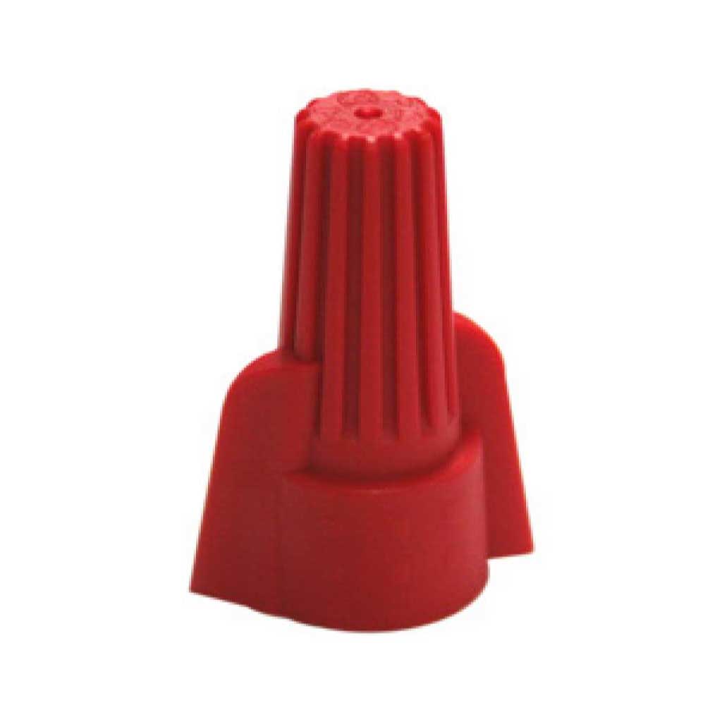 SPC18-08RW-10 — CAPUCHON CON RESORTE PAQUETE DE 10 PIEZAS 18-08AWG ROJO 