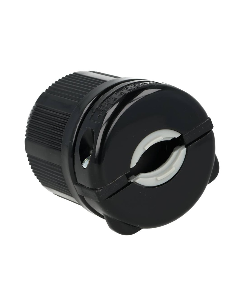 WJ-8320 — CLAVIJA INDUSTRIAL CON SEGURO 20A/125VCA2 POLOS (1 FASE) + TIERRA