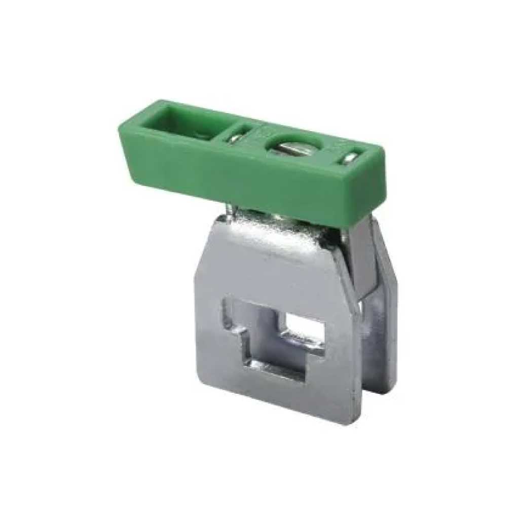 CENC4 — CLEMA PARA BUSBAR 7.5MM TAPA COLOR VERDE