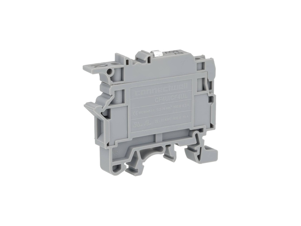 CF4UL6-60V — CLEMA PORTAFUSIBLE 6 A 60V CD O CA,10A