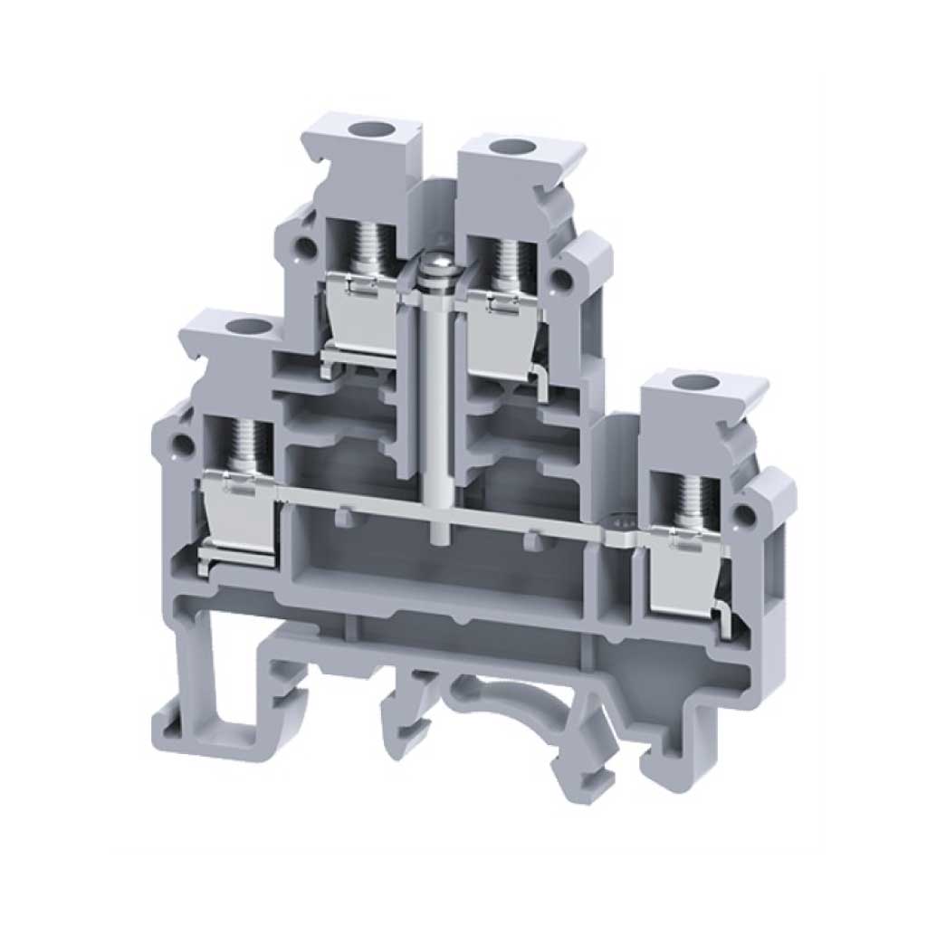 CDL4UN (I.S) — CLEMA TERMINAL DOBLE NIVEL PARA 35A, 300V CORTO CIRCUITO.