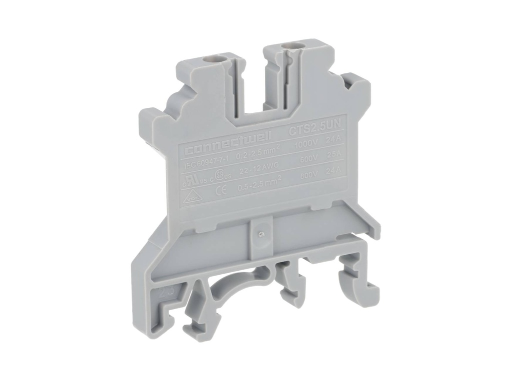 CTS2.5U-N — CLEMA TERMINAL SENCILLA P/25 AMP.