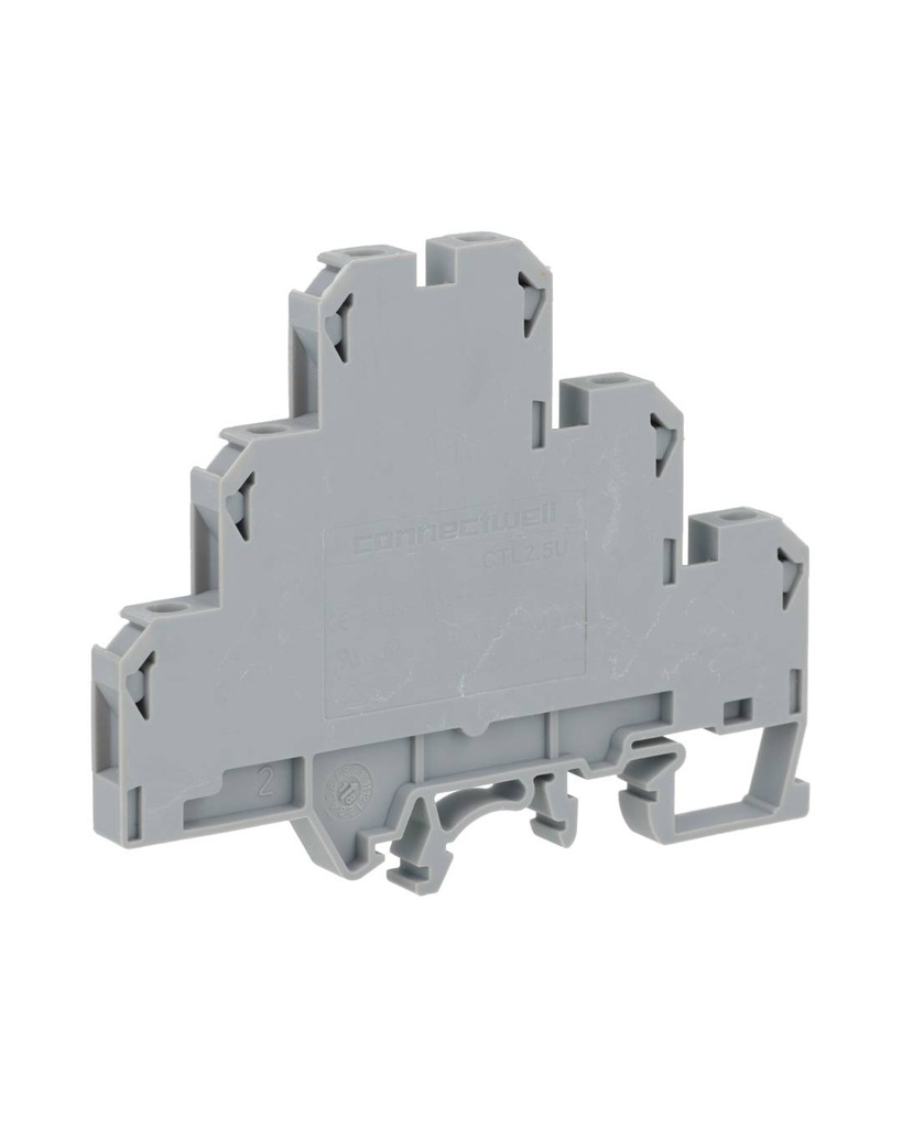 CTL2.5U (L) /24 — CLEMA TERMINAL TRIPLE NIVEL PARA 25 AMPSCON LED 24V