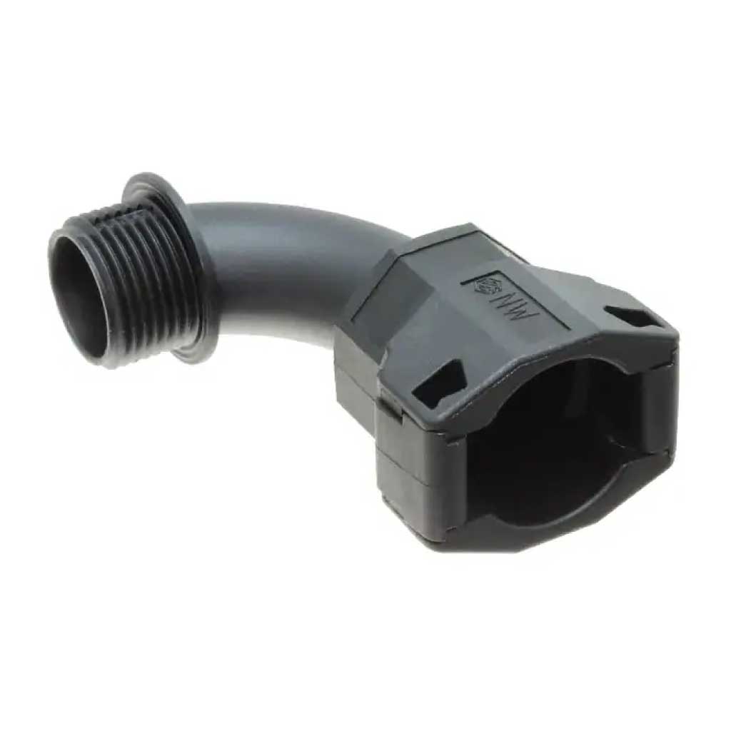 3805211 — CONECTOR 90° M20 PARA TUBO CORRUGADO DE 21.2mm DIAMETRO 16.6mm