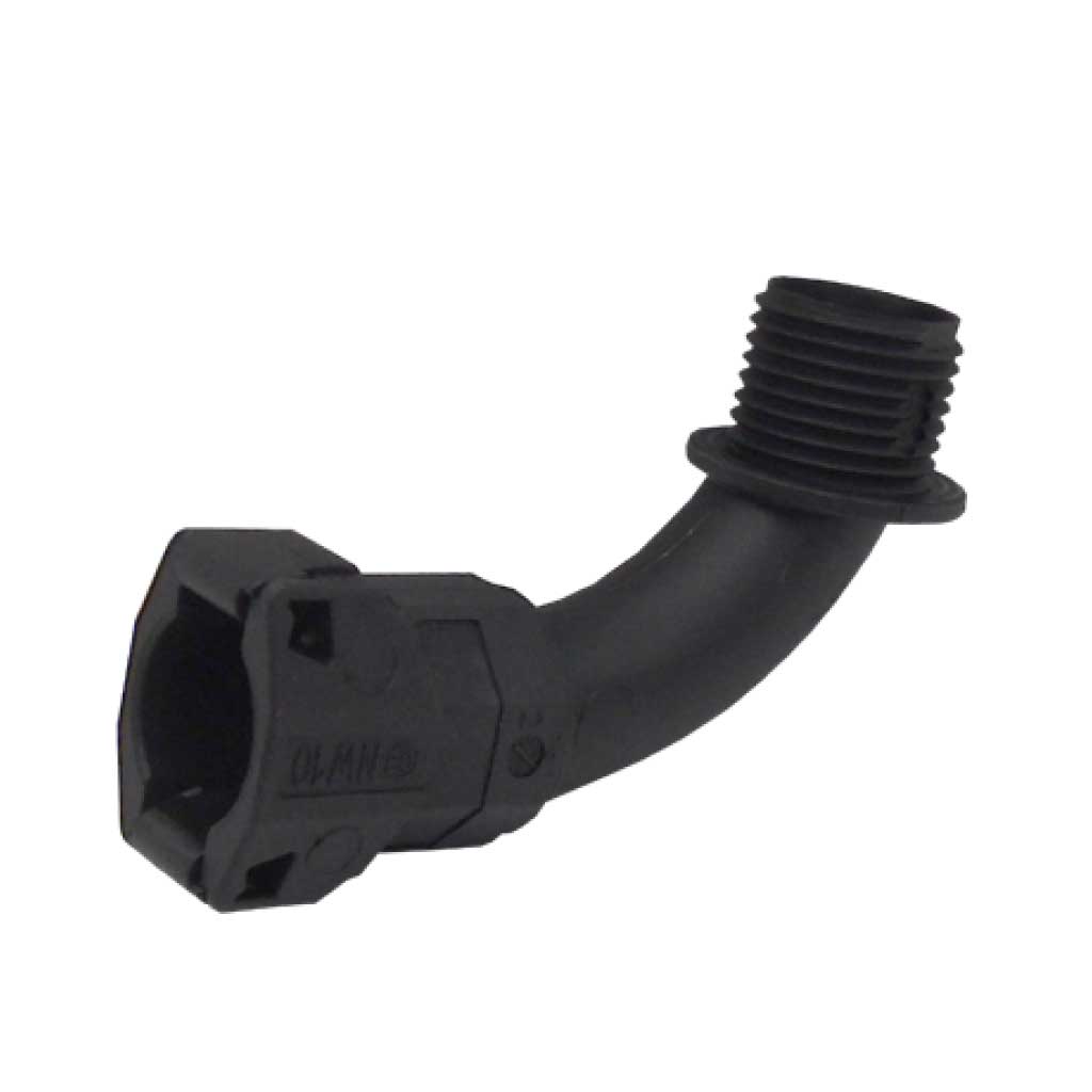 3805229 — CONECTOR 90° M40 PARA TUBO CORRUGADO DE 42.4mm DIAMETRO 36.0mm