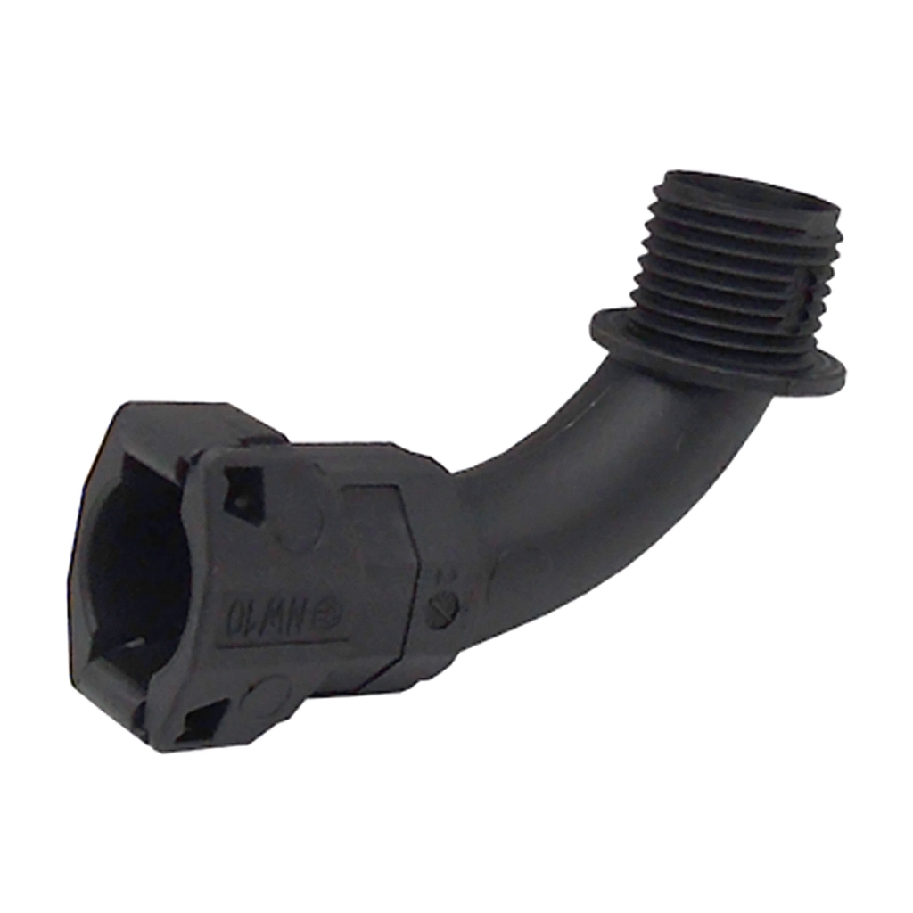 3805207 — CONECTOR 90° PG11 PARA TUBO CORRUGADO DE 15.8mm DIAMETRO 12.7mm