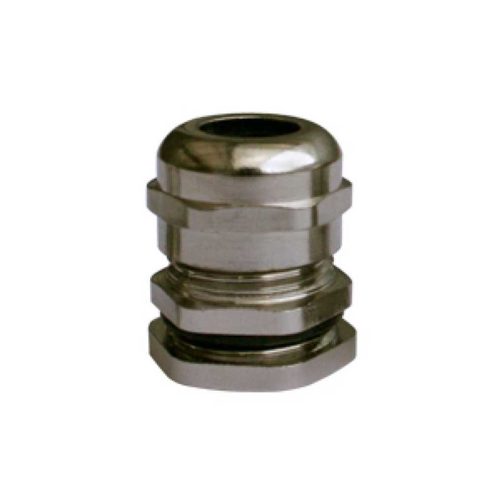 CGM-PG21 — CONECTOR GLAND.METALICO PG21 13-18mm CONCONTRATUERCA, LATON NIQUELADO