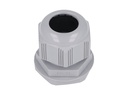 CG-PG21 — CONECTOR GLAND.PG21 19mm (3/4 ) POLIAM.GRIS INCLUYE TUERCA, BARRENO 1 1/8