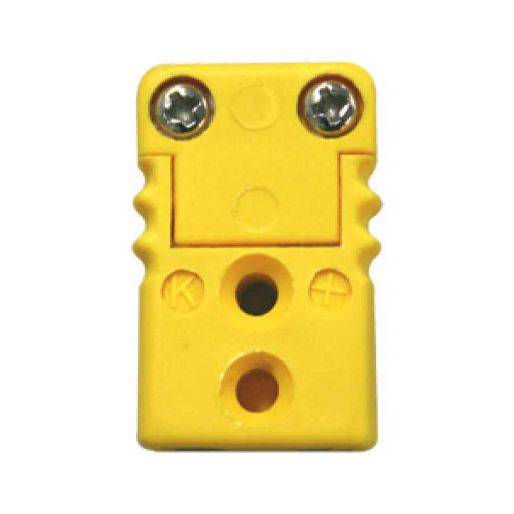 TP-K12-F — CONECTOR HEMBRA PARA TERMOCUPLA TIPO K AMARILLO 
