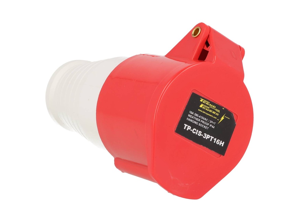 TP-CIS-3PT16H — CONECTOR IND HEMBRA PARA EXTENSION 3P+T 16A415VCA,  (PARA MACHO# TP-CIP-3PT16) 
