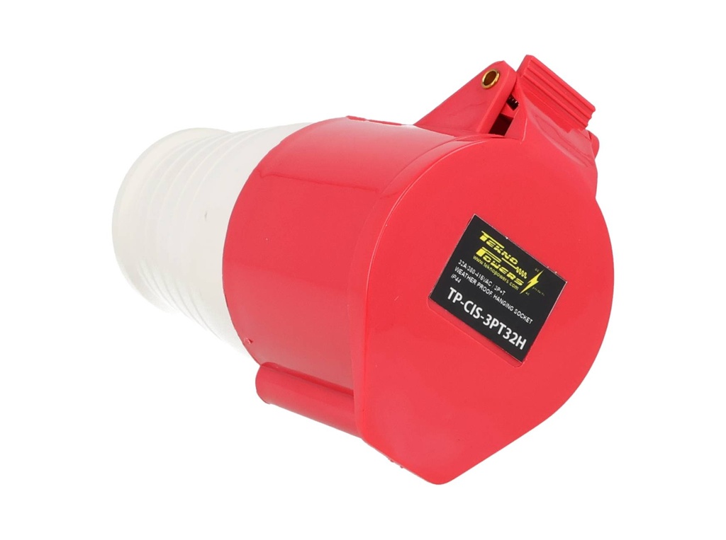 TP-CIS-3PT32H — CONECTOR IND HEMBRA PARA EXTENSION 3P+T 32A415VCA (PARA MACHO# TP-CIP-3PT32) 
