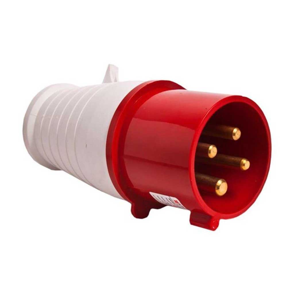 TP-CIP-3PT16 — CONECTOR INDEPENDIENTE MACHO PARA EXTENSION 3P+T 16A415VCA,  ( PARA HEMBRAS #TP-CIS-3PT16E/TP-CIS-3PT16H/TP-CIS-3PT16S) 