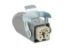 FIC10-4P-F-C — CONECTOR INDEPENDIENTE HEMBRA 10A 400V 4PIN LIBRE (MACHOS MIC10-4P-TOPARA SIDE)  ( PG11) 