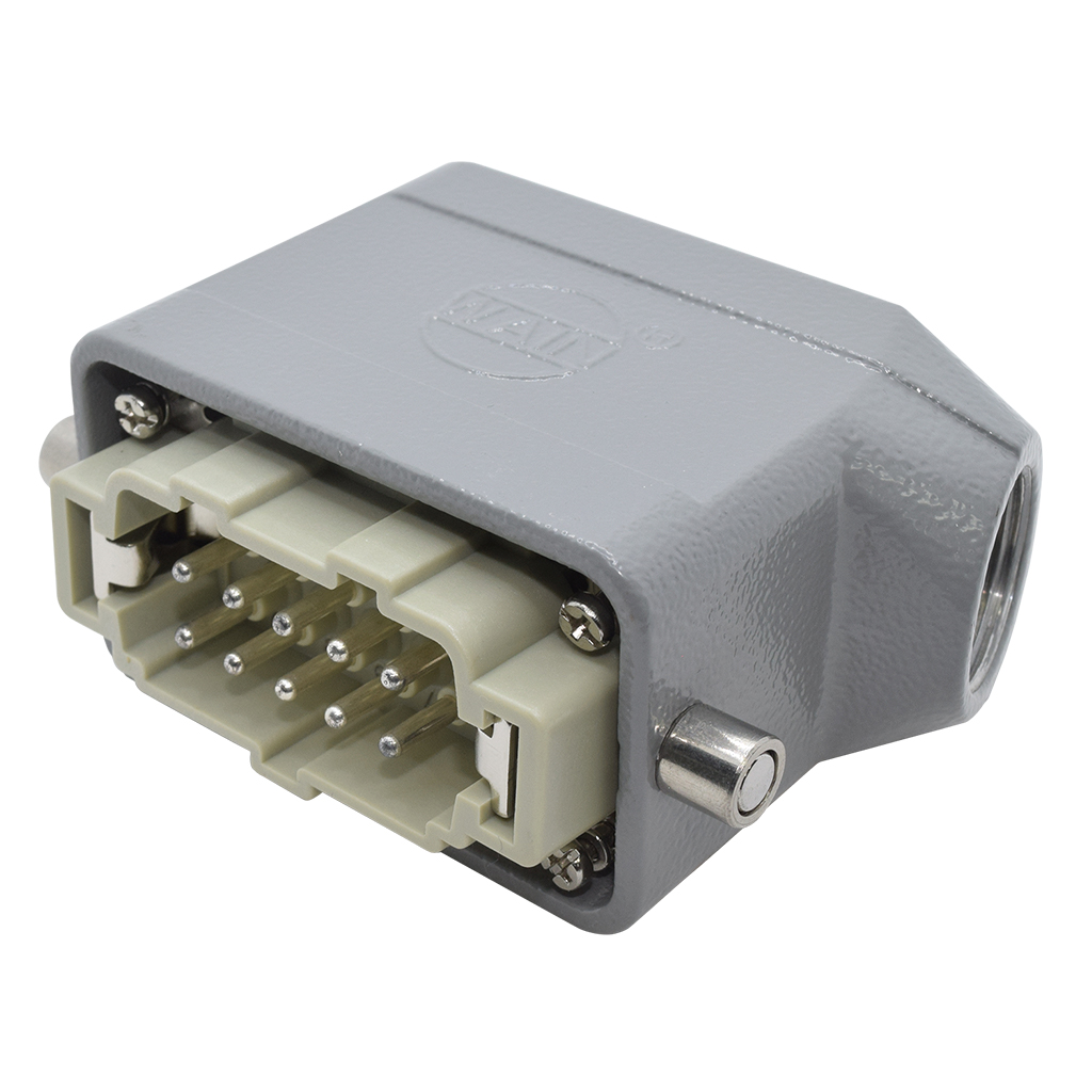 MIC16-10P-SIDE — CONECTOR IND.MACHO 16A 500V 10PIN 90_