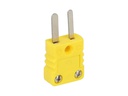 TP-K11-M — CONECTOR MACHO PARA TERMOCUPLA TIPO K AMARILLO 