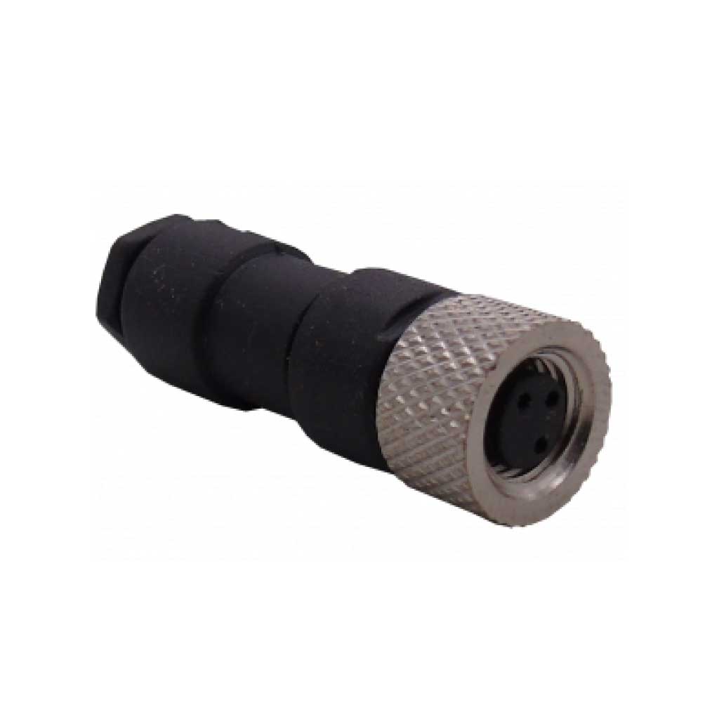 CSM8-3-F-T — CONECTOR RECTO M8, 3 PINES CONECTOR M8, 3 PINES