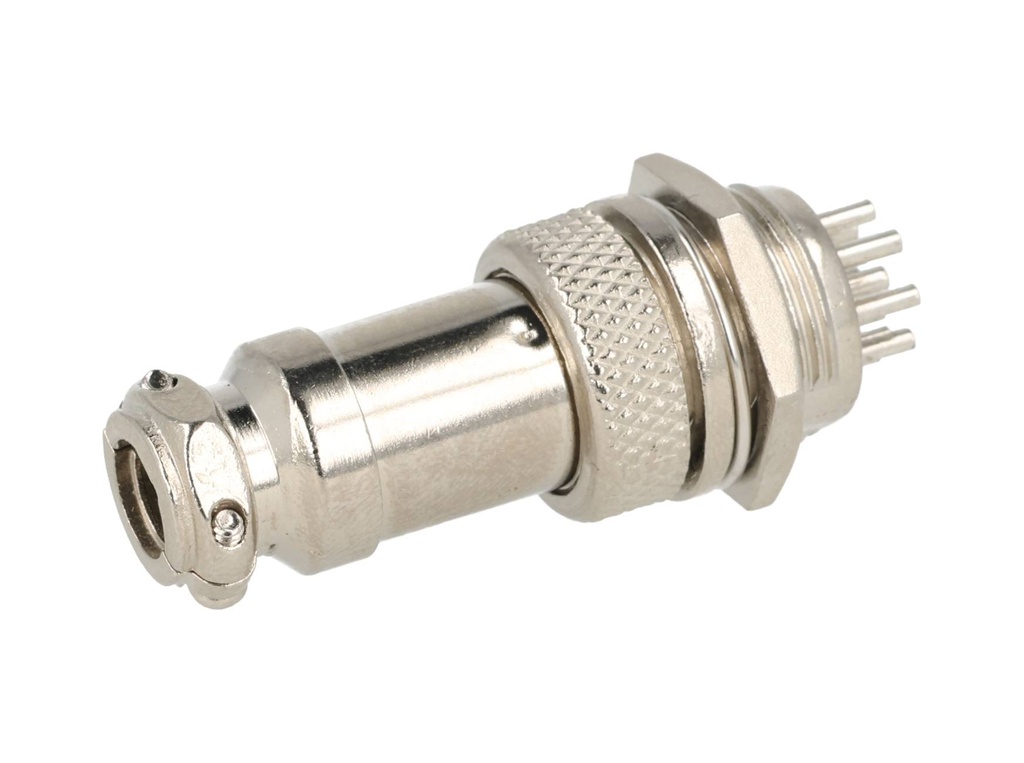 TP-GX16-8P — CONECTORES (PAR GX16 8 PIN MACHO/HEMBRAPARA PANEL Y EXTENSION 4A/125VCA 16mm