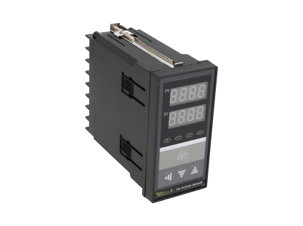 TP-TCPID-96X48 — CONTADOR TEMPERATURA 96X48mm (1/8DIN) , 85-280VCA, PID, 3A-250VCA, 0N-OFF, PROPORCIONAL, J, K, PT100