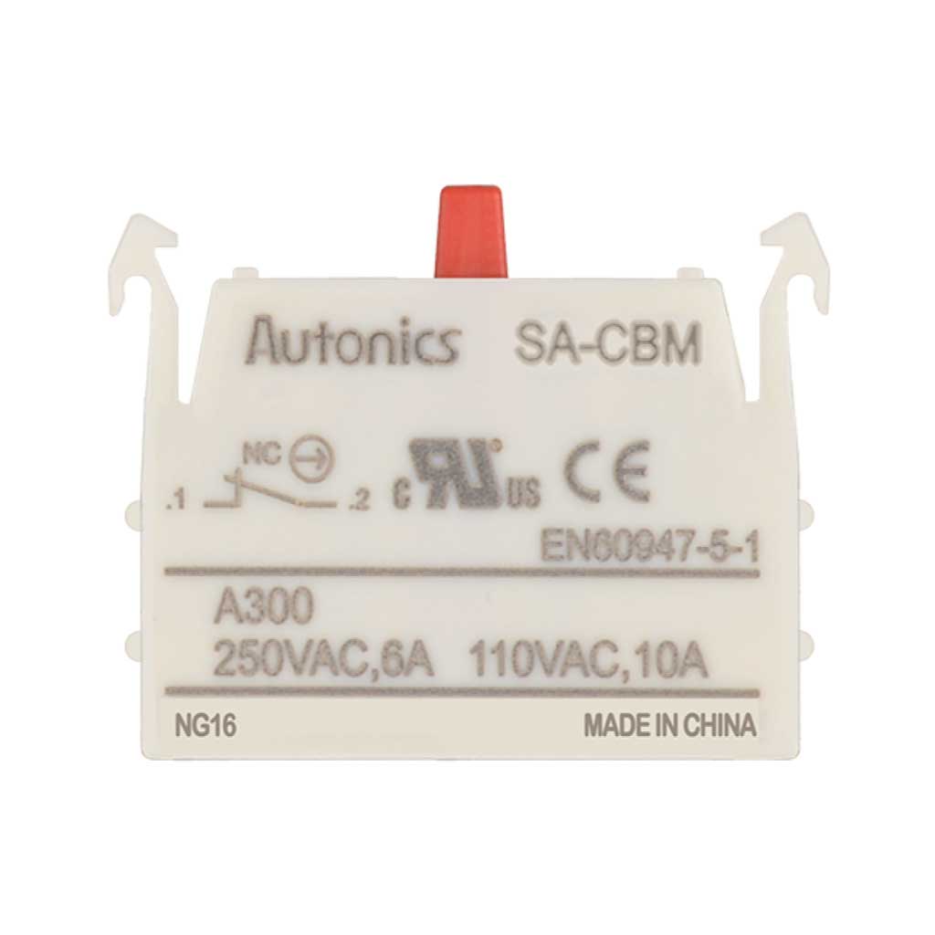 SA-CBM —  CONTACTO AUTONICS NC, APILABLE