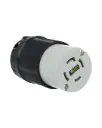 WJ-9430B — CONTACTO INDUSTRIAL CON SEGURO 30A/125VCA-250VCA, 3 POLOS (3 FASES) + TIERRA, TOMA AEREA