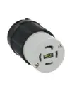 WJ-9431B — CONTACTO INDUSTRIAL CON SEGURO 30A/250VCA3 POLOS ( 3 FASES) + TIERRA, TOMA AEREA