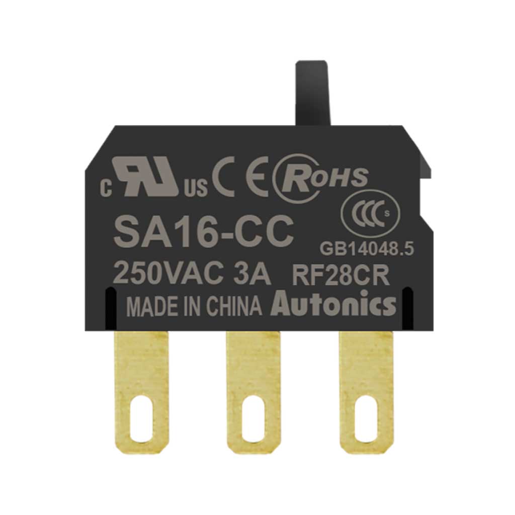 SA16-CC — CONTACTO NA 1.5A/240VCA VERDE CONTACTO PARA BOTON 16mm AUTONICS NO+NC 