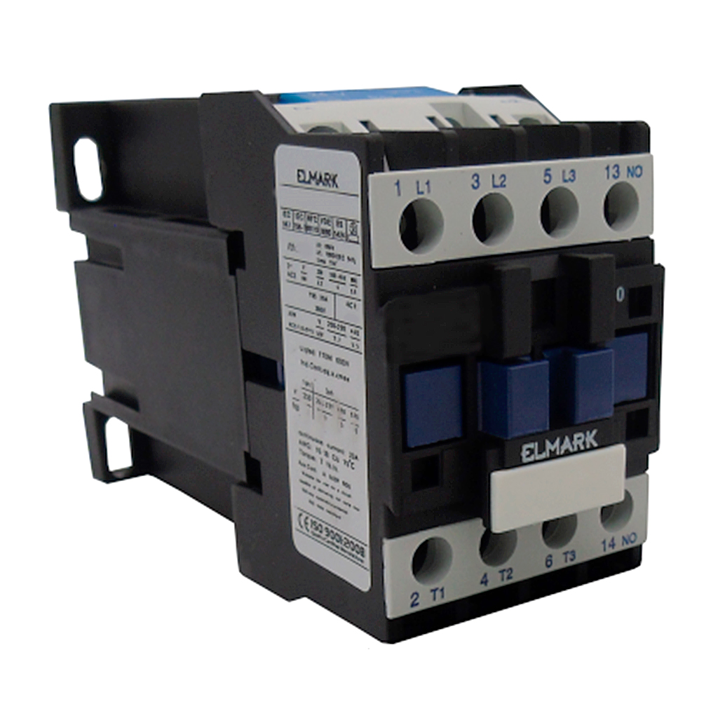 LP1D1210-24V — CONTACTOR 12A, 19.2-27.6VCD, 3 POLOS, CON1 AUXILIAR N.A.