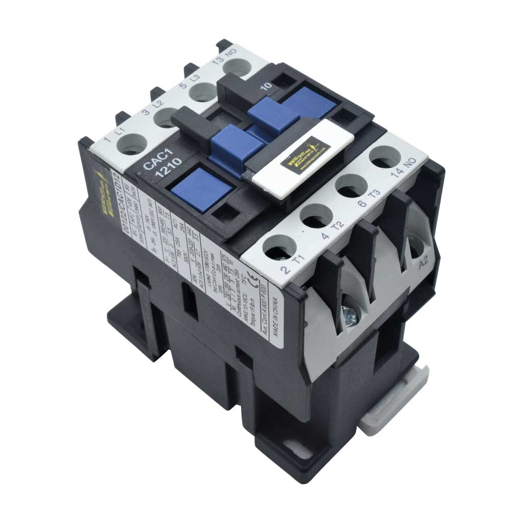 CAC-1210 — CONTACTOR 12A-CA3 25A-CA1 ANTS LC1225-10110VCA, TRABAJO LIVIANO, CONTACTO AUX 1 NA