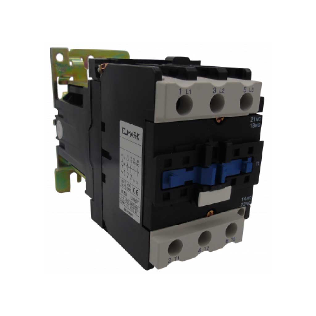 LT1D9511-400V — CONTACTOR 95A, 320-460VCA 3 POLOS CON 2 AUX, 1N.A.+1N.C. 