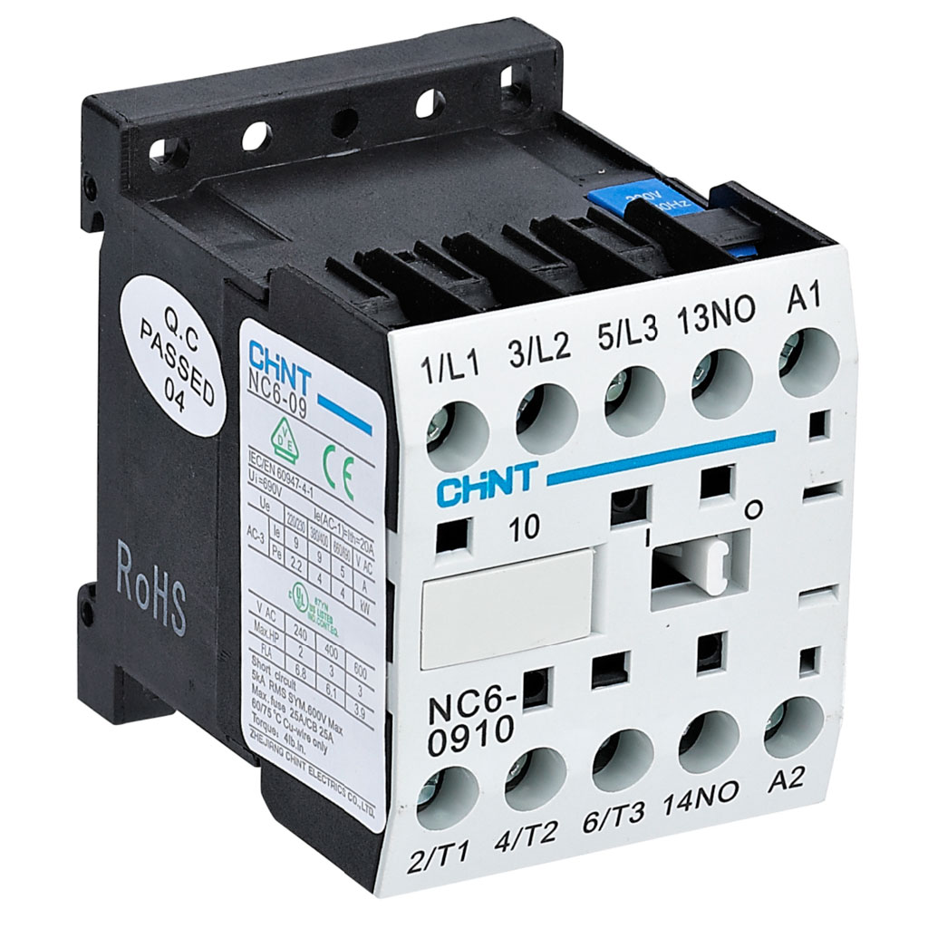 NC6-0910-110V — CONTACTOR AUXILIAR 110V, 9AMP, 3NA+1NA