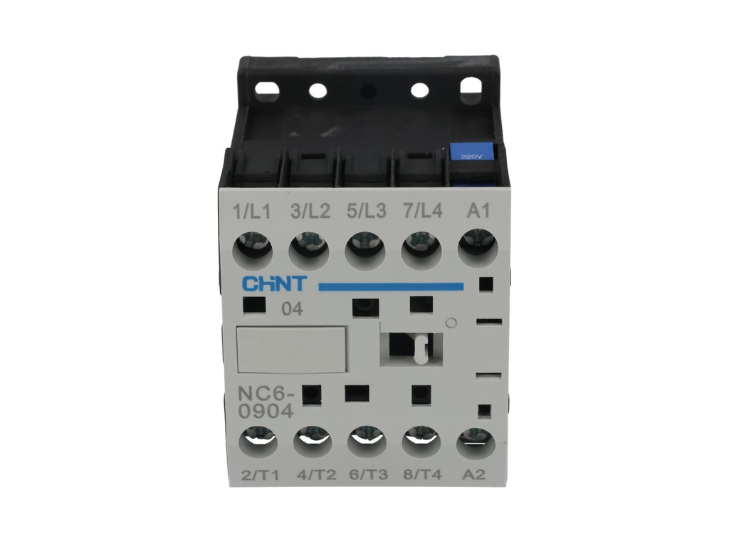 NC6-0904-220V — CONTACTOR AUXILIAR 220, 9AMP, 4NA