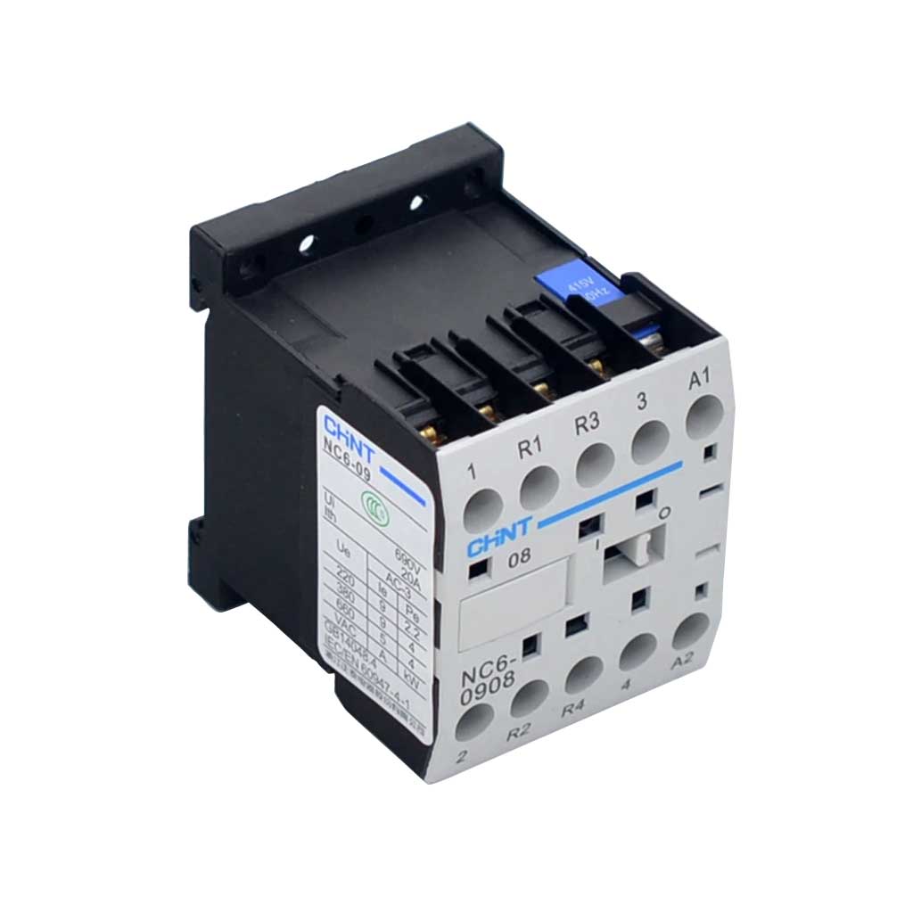 NC6-0908-220V — CONTACTOR AUXILIAR 220V, 9AMP, 2NA+2NC