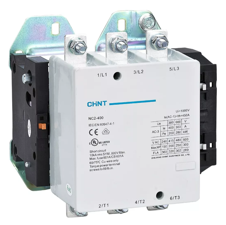 NC2-400-220V — CONTACTOR CA TRIFÁSICO 220VCA 400A-CA3450A-CA1 2NA+2NC