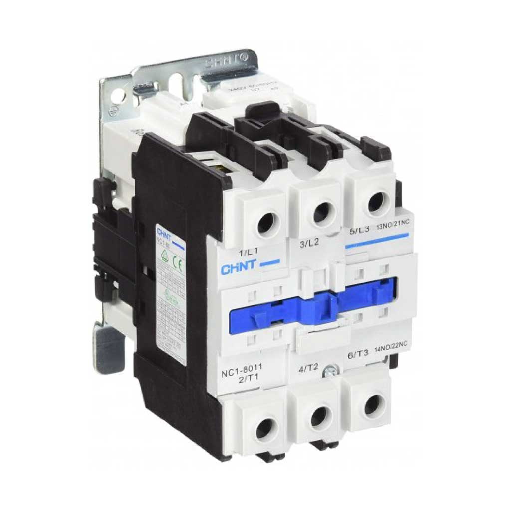 NC1-8011-220V — CONTACTOR CA TRIFÁSICO 220VCA 80A-CA3 95A-CA1 1NA+1NC