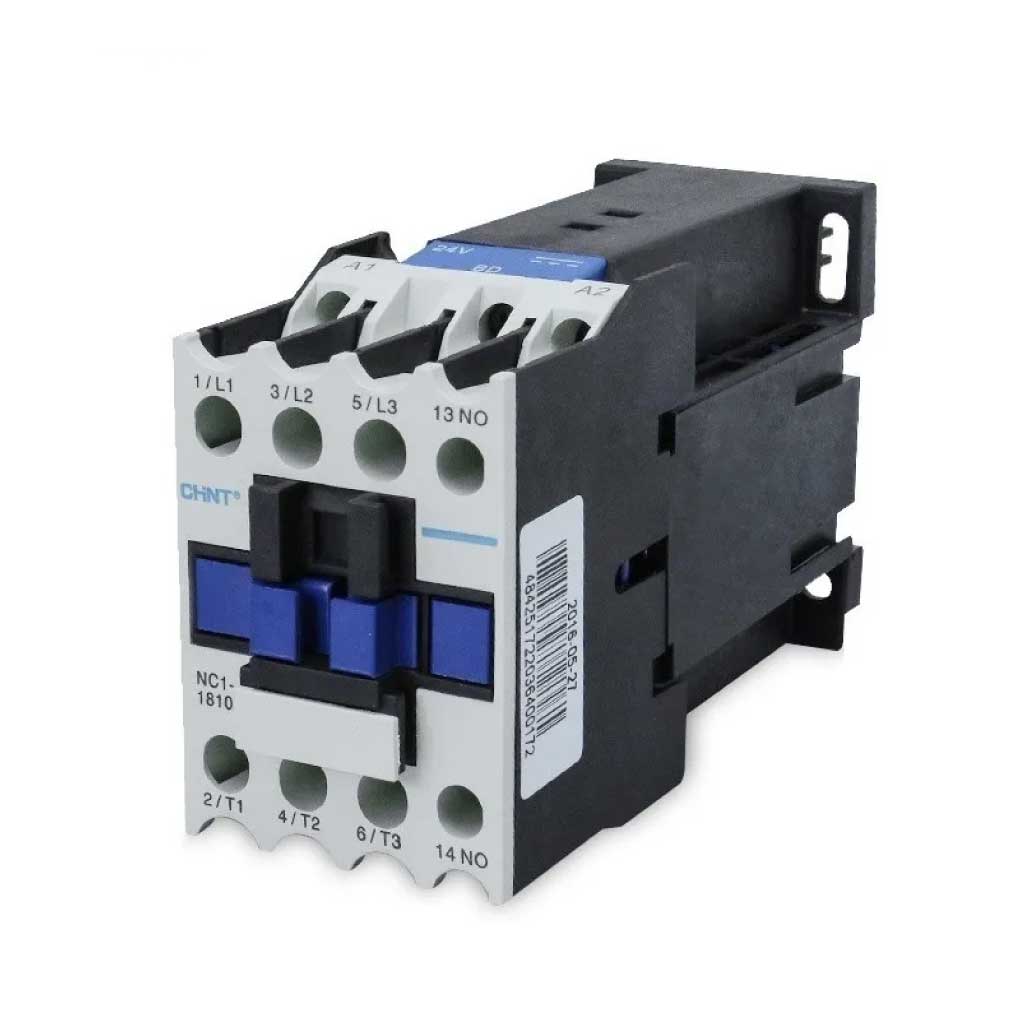 NC1-1810-24V — CONTACTOR CA TRIFÁSICO 24VCA 18A-CA3 32ACA1 1NA