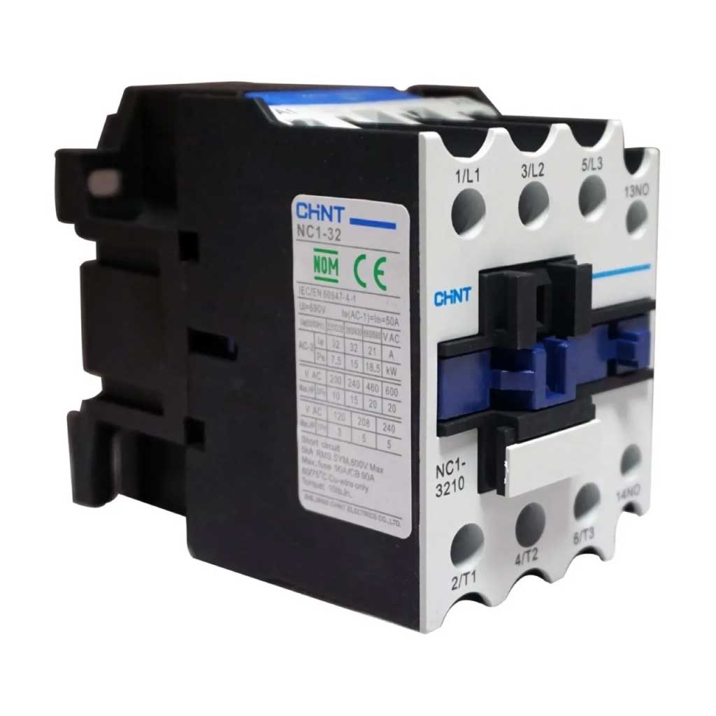 NC1-3210-220VN — CONTACTOR CA TRIFASICO ÁSICO 220VCA, 32A-CA3, 50A-CA1, 1NA