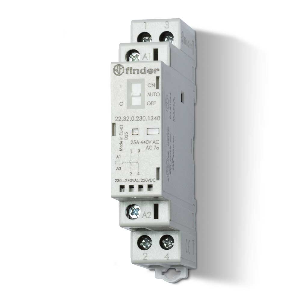 223202304340 — CONTACTOR MODULAR (230AC/DC) 25A