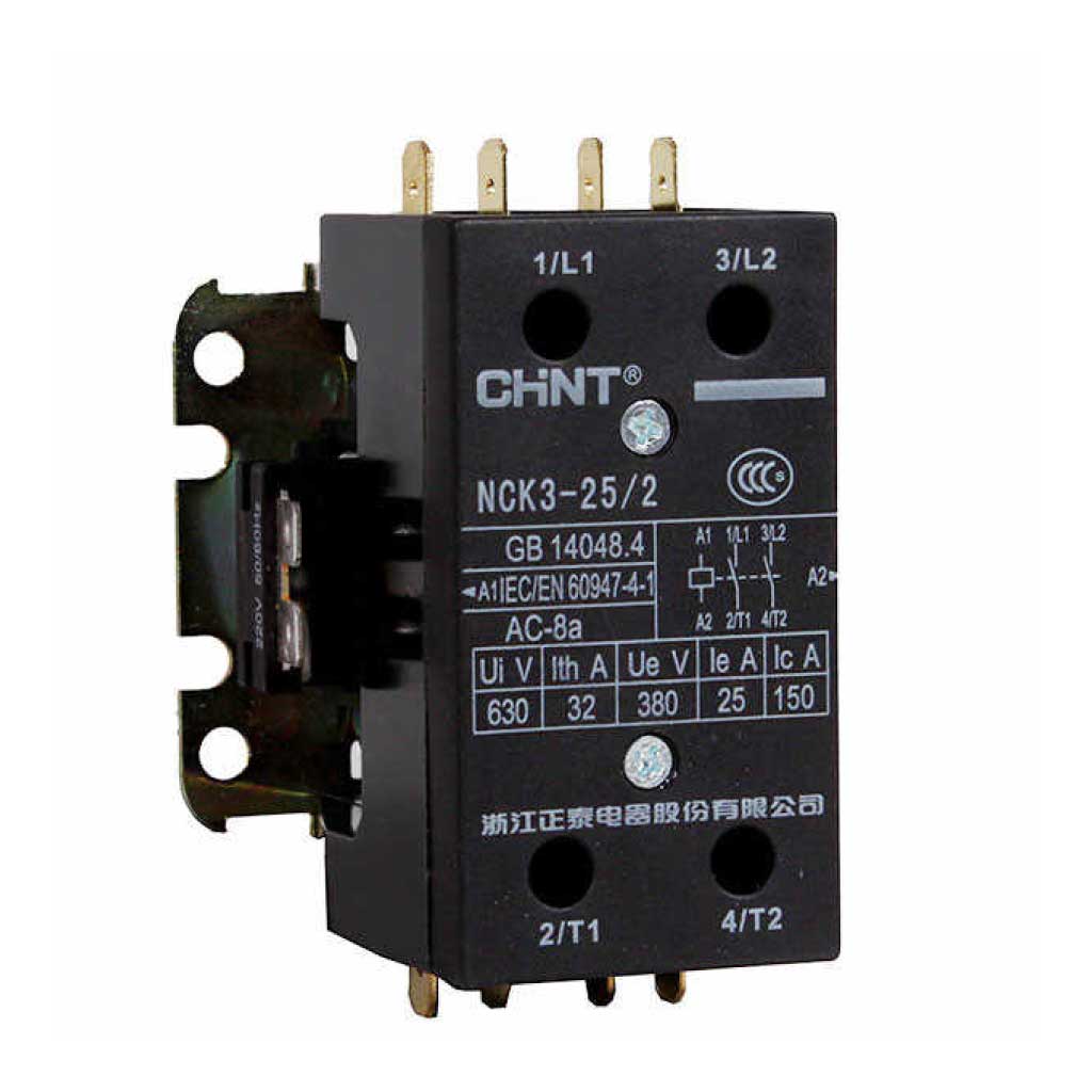 NCK3-32A/2-24V — CONTACTOR PARA AIRE ACONDICIONADO 2X32A/24VCA