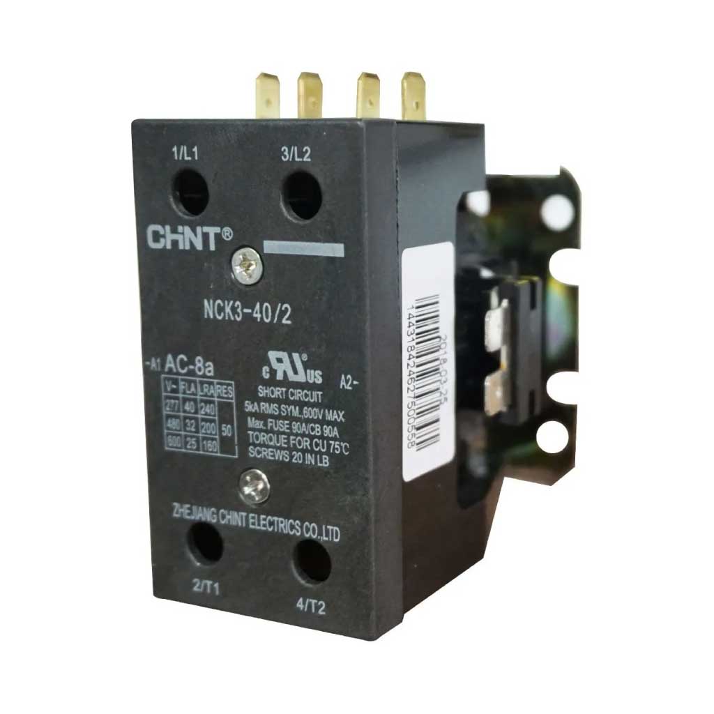 NCK3-40A/2-110V — CONTACTOR PARA AIRE ACONDICIONADO 2X40A/110VCA