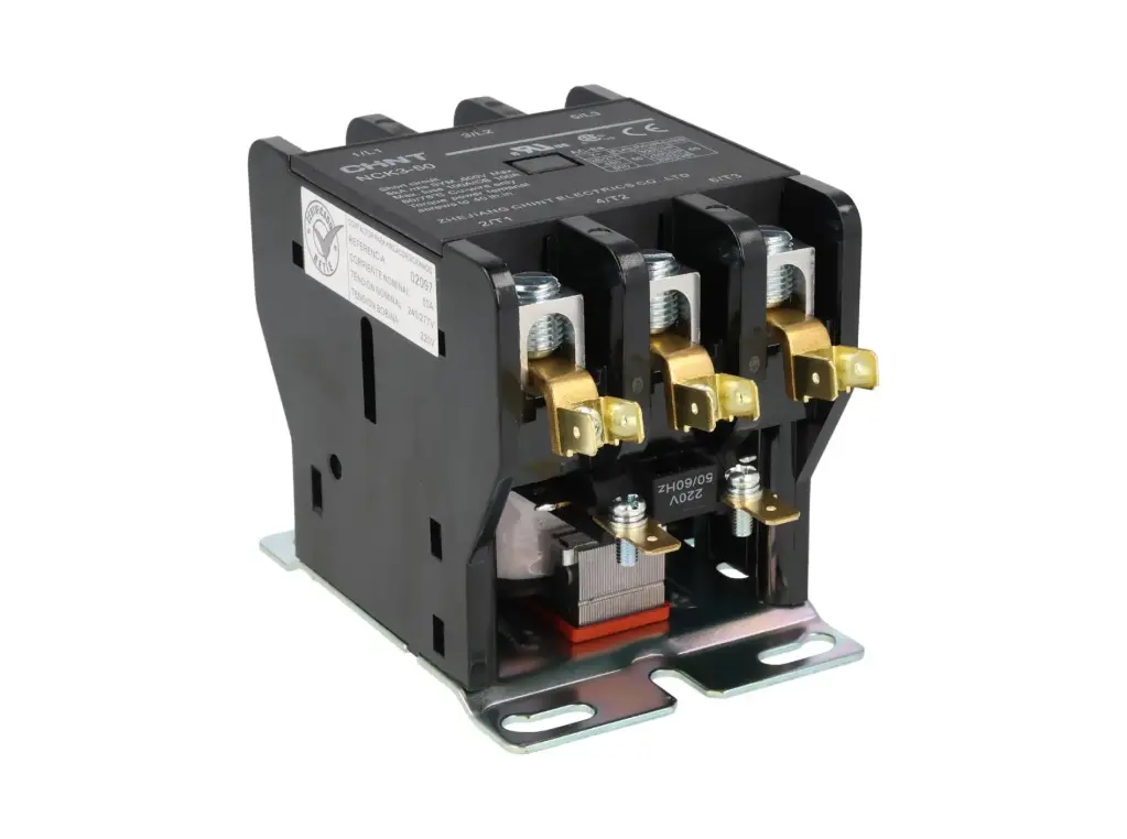 NCK3-50A/3-230V — CONTACTOR PARA AIRE ACONDICIONADO 3X50A 230VCA DE BOBINA